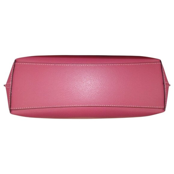 NWT Coach Mollie Bucket Bag Rouge Pink Leather Quiet Luxury Convertible Tote - Picture 5 of 14